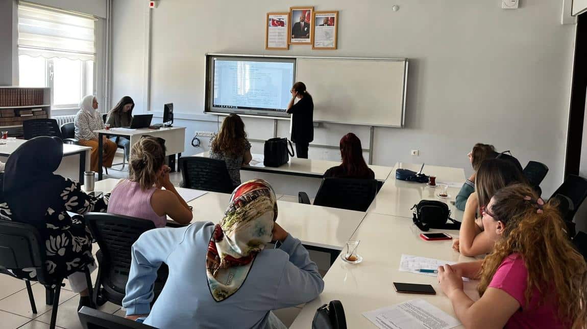 Okul zümre başkanları toplantımızı gerçekleştirdik